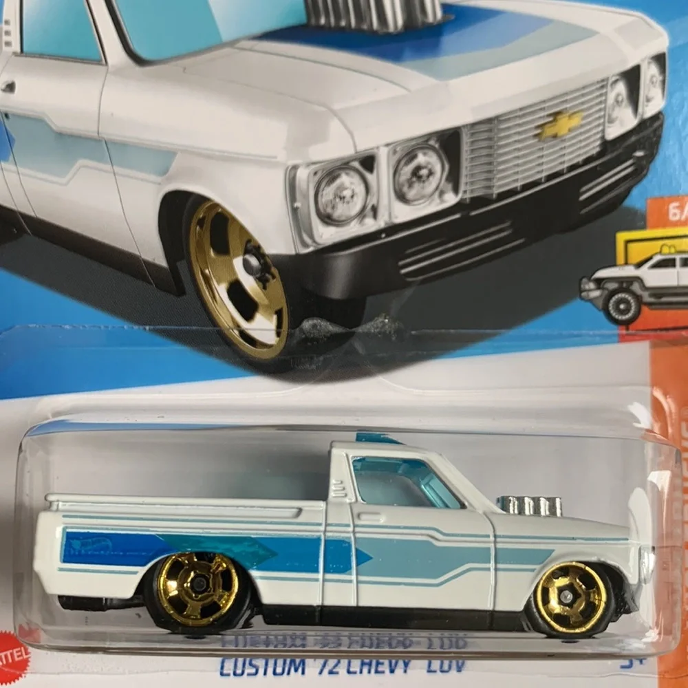Hot Wheels Custom 72 Chevy Luv PickUp 1972 Chevrolet Truck Hotwheels 2024 New